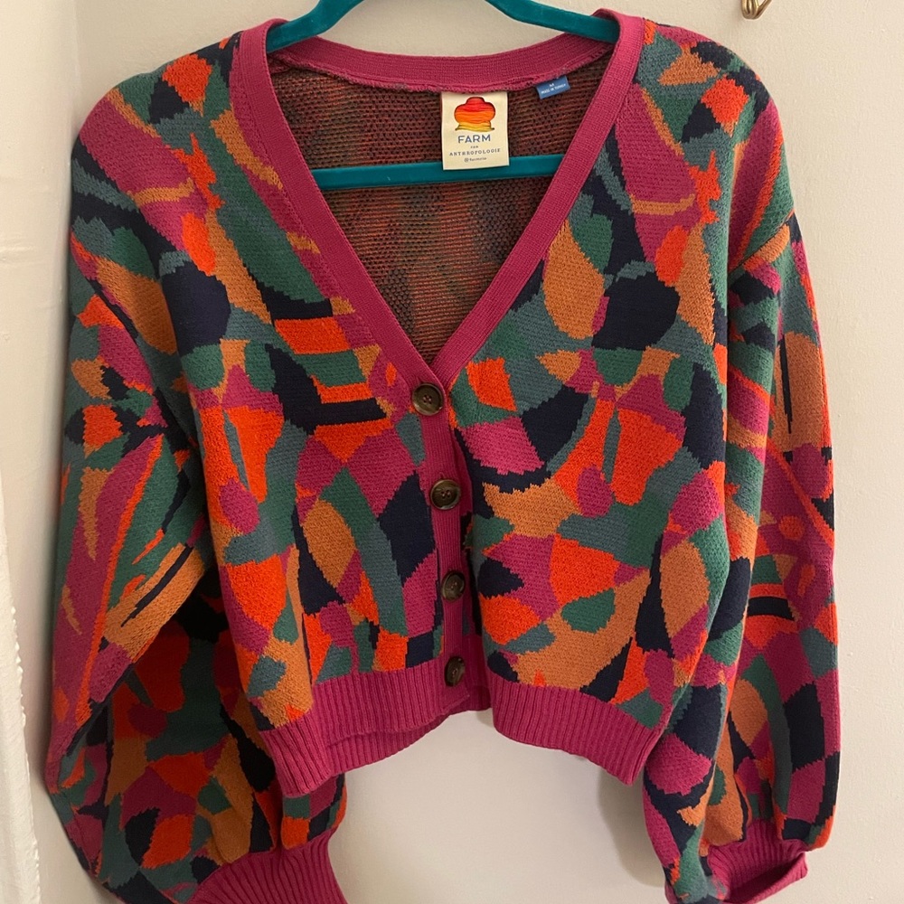 Farm Rio Never Worn Colorful cardigan